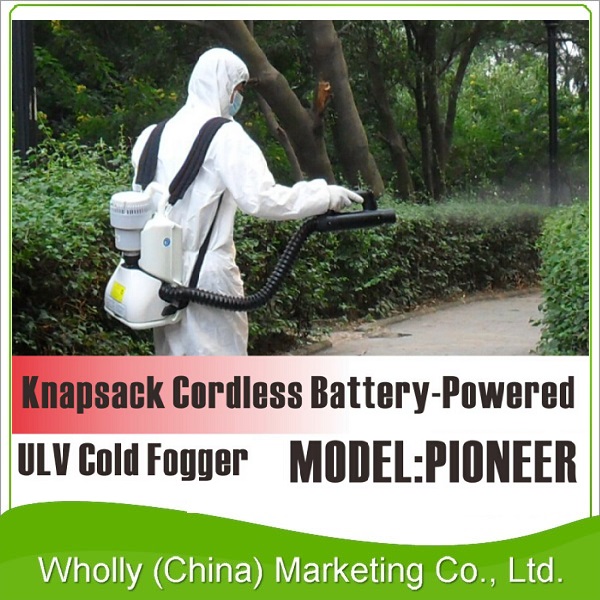 Drahtloses ULV kaltes Fogger Pionier-Modell des Rucksack-, batteriebetrieben